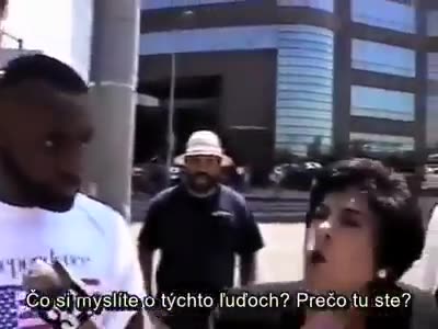 Staršie video o podporovateľoch Trumpa, ktorí boli za svoje názory napadnutí. Reportérku však prakticky…