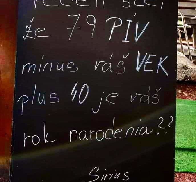 Lekcia matematiky
Európania hlúpnu, dokonca už nechcú…