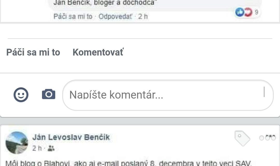 Slovenská Akadémia Vied sa dištancovala od názorov poslanca Blahu. Sama od seba nie….
