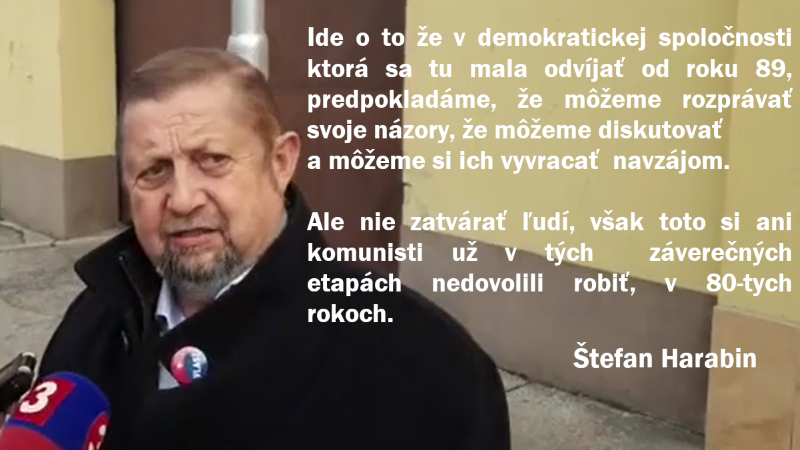 Š. Harabin: odsúdenie T. Rostasa a M. Mazureka je politickým rozhodnutím, R.Vaský a M.Daňo sú politickí väzni.