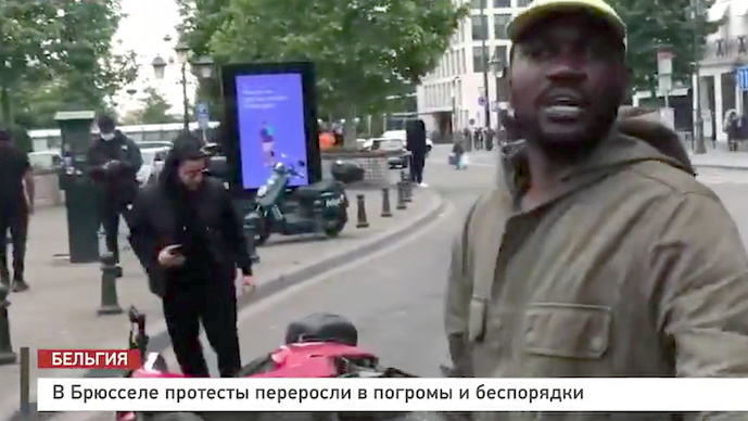 Video – antifa spolu s ďalšími „bojovníkmi proti rasizmu“  ničia centrum Bruselu.