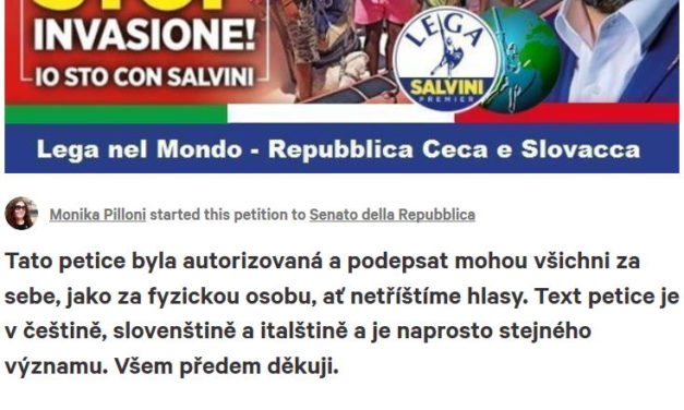 Petíciu proti súdu s Matteom Salvini podpisujú aj Slováci.
